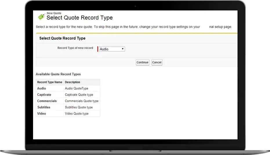 Salesforce App for Quotation | The