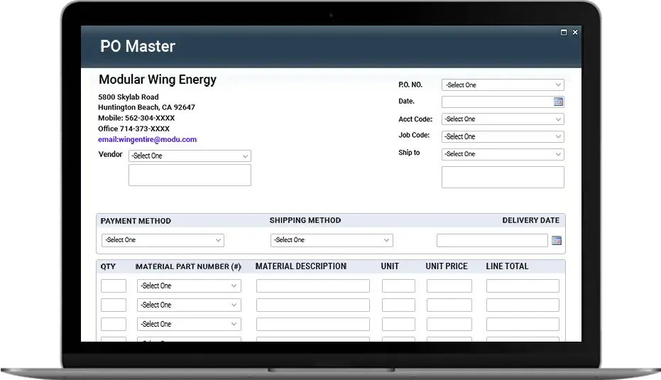 SharePoint Purchasing System Portal | The